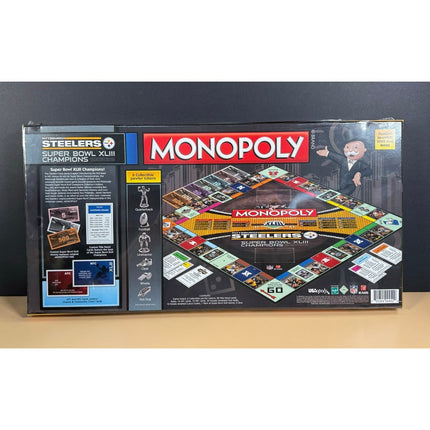 Pittsburgh Steelers Monopoly Board Game NISB New Sealed