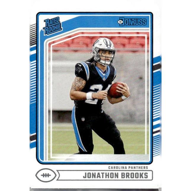Jonathon Brooks 2024 Donruss #354 RC Carolina Panthers
