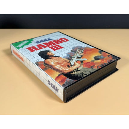 Rambo III Sega Master System Cartridge Vintage Action Shooter Game