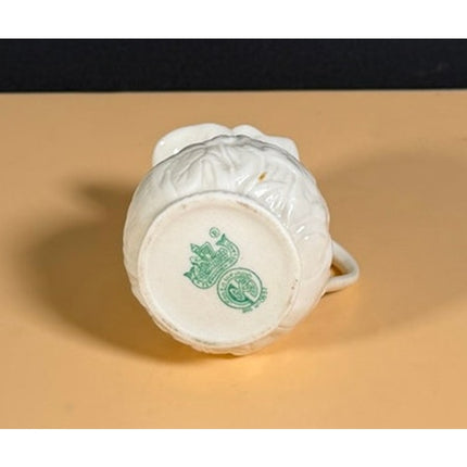 Vintage Belleek Porcelain Creamer 3" Ireland