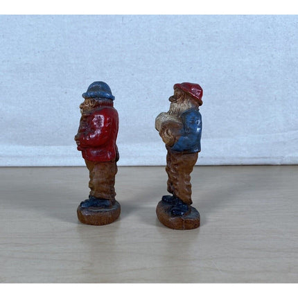 Syroco Hill-Billy’s Clem & Lem Musical Band Figures – 4.5" Vintage Pair
