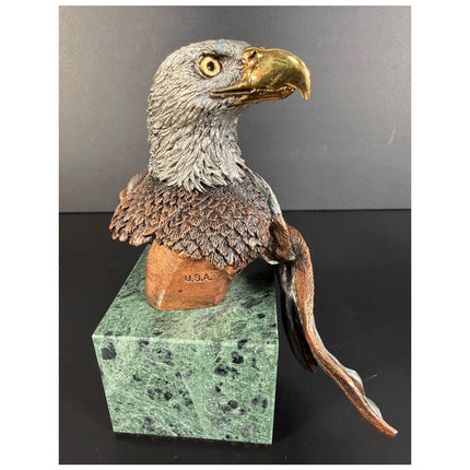 Kitty Cantrell Gorham 1993 Liberty Eagle Sculpture w/ Base Limited Ed. 33/2500