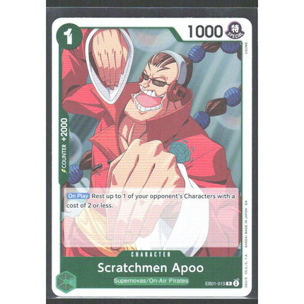 Scratchmen Apoo Extra Booster: Memorial Collection #EB01-015 Rare