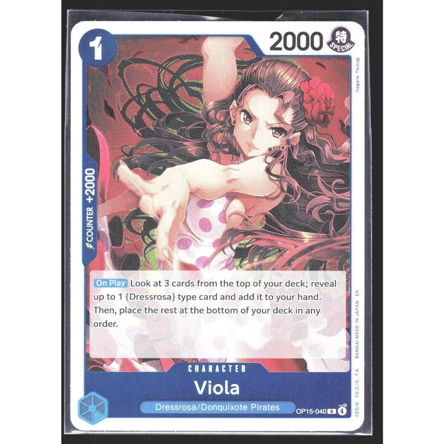 Viola Adventure on Kami's Island #OP15-040 Rare