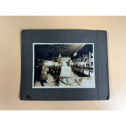 1921 Lancaster PA Cigar Shop Cabinet Photograph
