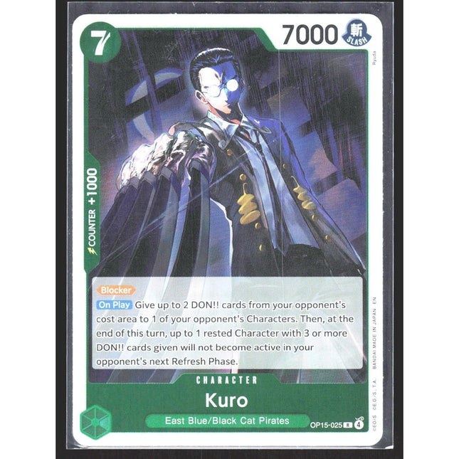 Kuro Adventure on Kami's Island #OP15-025 Rare