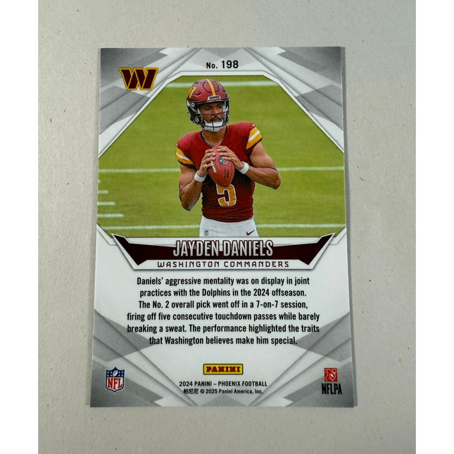 2024 Panini Phoenix Jayden Daniels RC #198 Rookie Card Commanders QB