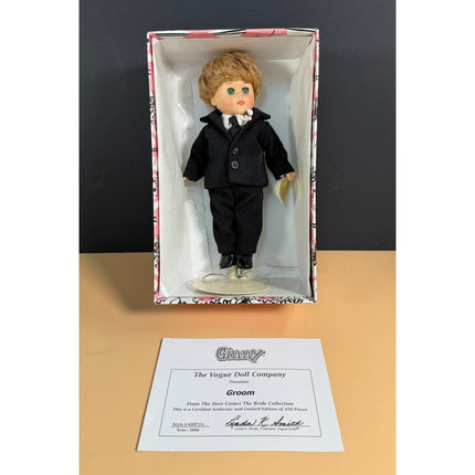 Vogue Ginny Groom Doll 8" #6HP331 Vintage Original Box