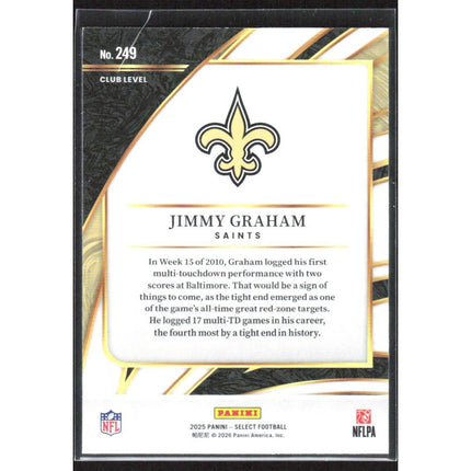 Jimmy Graham 2025 Panini Select #249 Saints