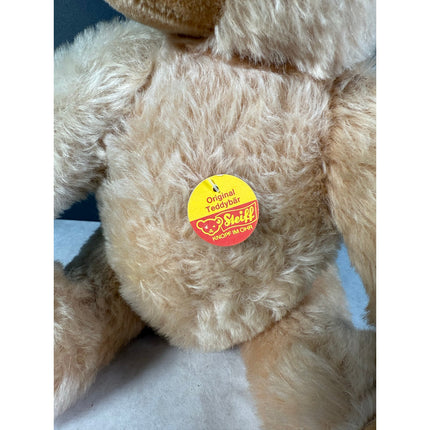 Steiff Original Teddy Bear 0201/41 12" Mohair Plush Moveable Arms & Legs Vintage