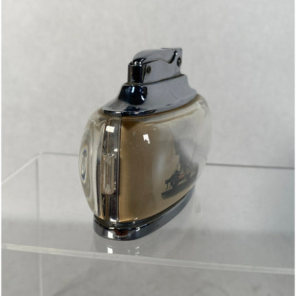 Ronson Trophy Steam Engine Table Petrol Lighter — “Unfired”