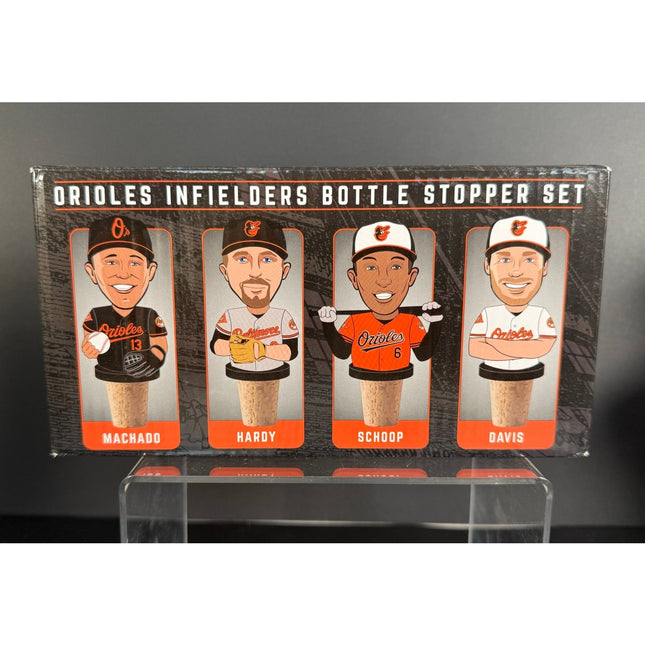 Baltimore Orioles Infielders Bottle Stopper Set Machado Davis Schoop Hardy