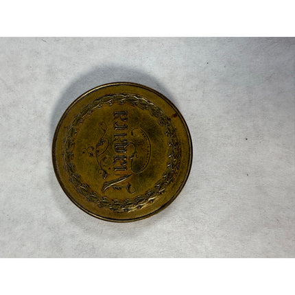 RARE 1869 Niagara Falls Souvenir Medallion Case w/ 16 Stereoscopic Views