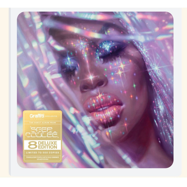 Shea Coulee 8 Vinyl LP Purple Gold Shimmer Graffiti Autographed Limited 500 New!