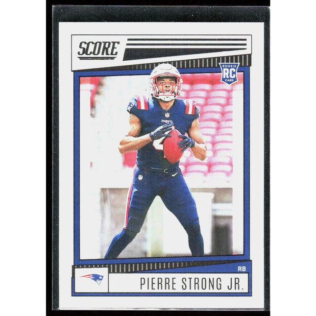 Pierre Strong Jr. 2022 Score #337 RC New England Patriots