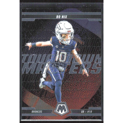 Bo Nix 2025 Panini Mosaic Touchdown Masters #1 Denver Broncos