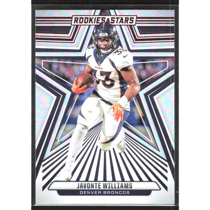 Javonte Williams 2024 Panini Rookies & Stars #30 Denver Broncos
