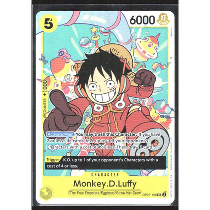 Monkey.D.Luffy (109) 500 Years in the Future #OP07-109 Super Rare