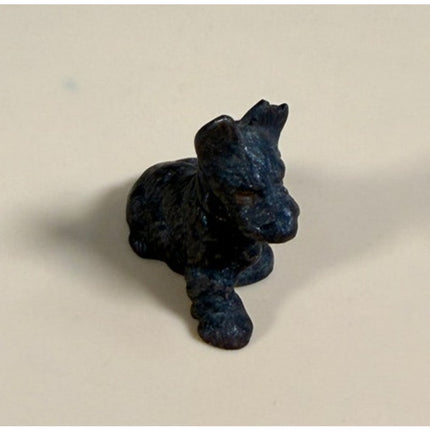 Vintage Hubley Schnauzer Cast Iron Paperweight Dog Collectible