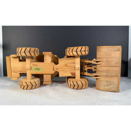 Handmade Wooden Front End Loader 18" Kaye Munshower Toy Shop Working Parts