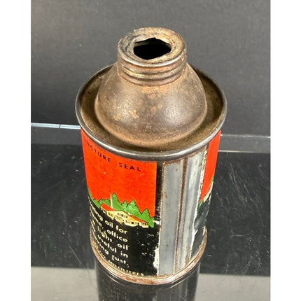 Vintage Texaco Home Lubricant 3oz Oil Tin Oiler Can Empty