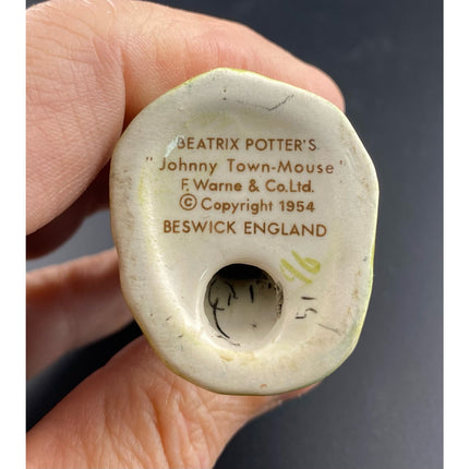 Beswick F. Warne Beatrix Potter “Johnny Town-Mouse” 3.25" Figurine