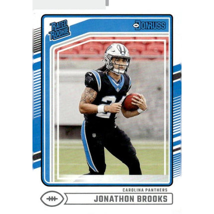 Jonathon Brooks 2024 Donruss #354 RC Carolina Panthers