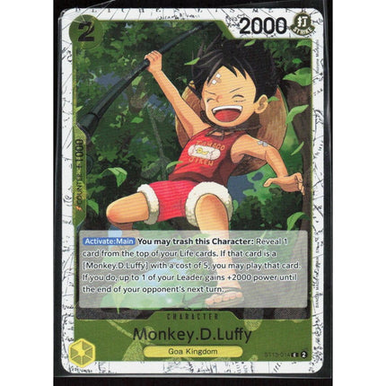 Monkey.D.Luffy Premium Booster -The Best- Vol. 2 #ST13-014 Common