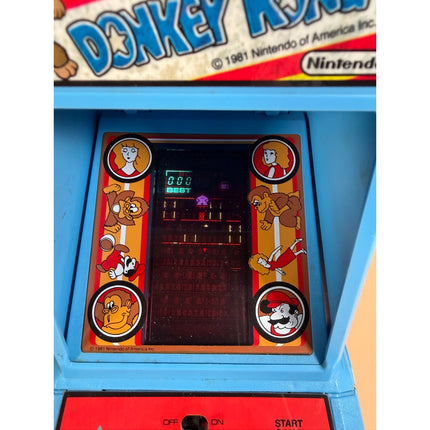 Coleco Vintage Donkey Kong Mini Tabletop Video Arcade Game Working!