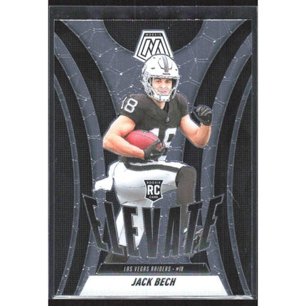 Jack Bech 2025 Panini Mosaic Elevate #11 Las Vegas Raiders