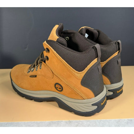 Timberland White Ledge Waterproof Mid Hiker Wheat Nubuck Men's 13 NIB