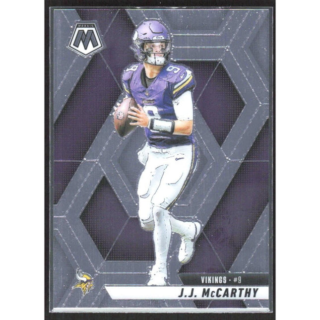 J.J. McCarthy 2025 Panini Mosaic #195 Minnesota Vikings
