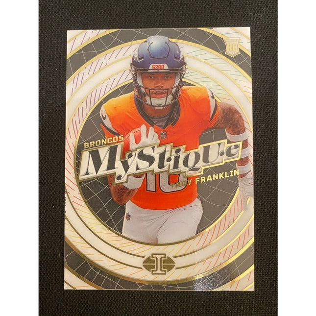 2024 Panini Illusions Troy Franklin RC #23 Vikings Mystique Insert