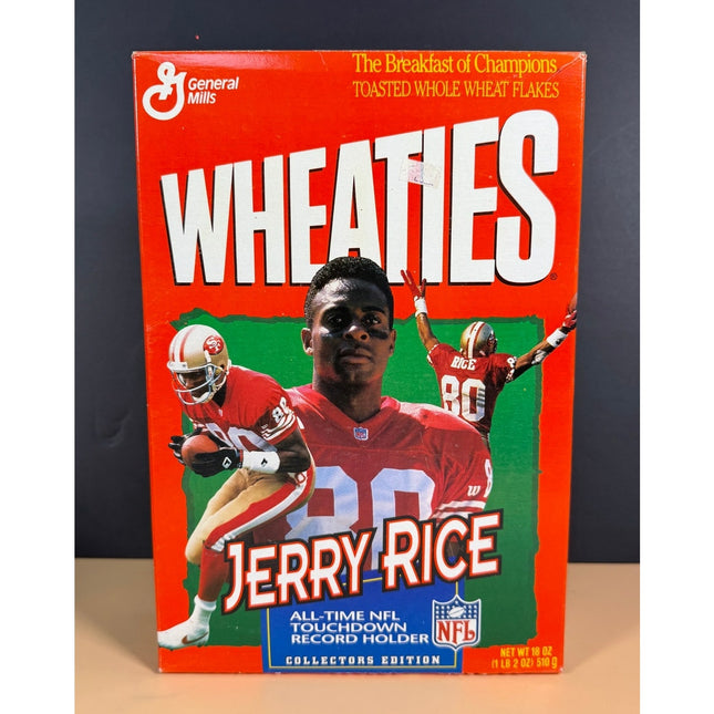1995 Wheaties Jerry Rice Unopened Cereal Box NFL Collectible