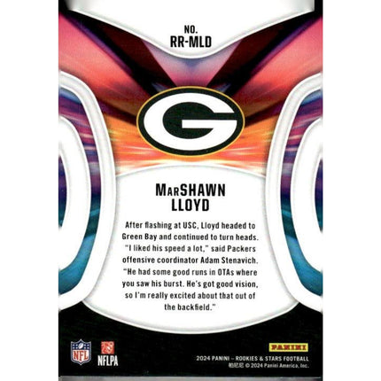 MarShawn Lloyd 2024 Panini Rookies & Stars Rookie Rush Longevity #RR-MLD Packers
