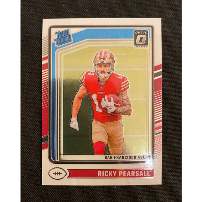 2024 Donruss Optic Ricky Pearsall RC #284 49ers Rated Rookie