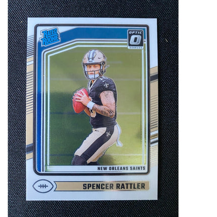 2024 Donruss Optic Spencer Rattler #289 Rated Rookie RC Saints