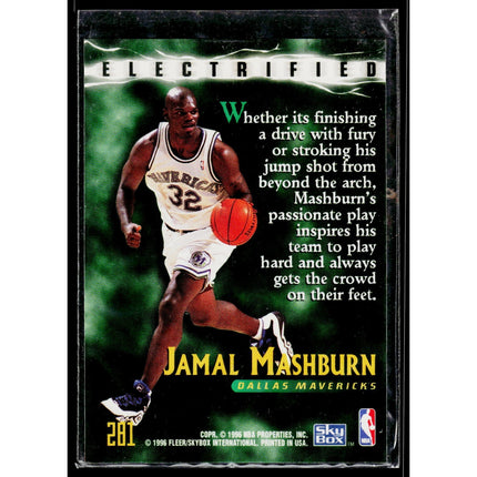 Jamal Mashburn 1995-96 SkyBox Premium #281 Dallas Mavericks