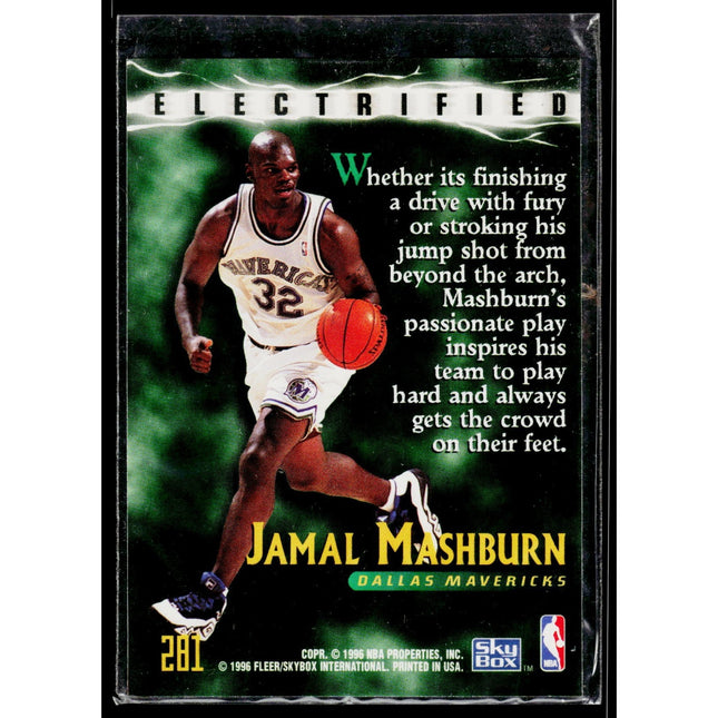 Jamal Mashburn 1995-96 SkyBox Premium #281 Dallas Mavericks