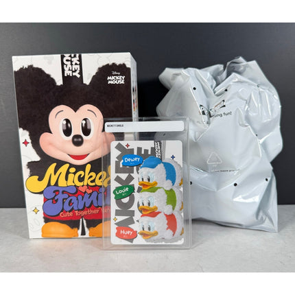 Pop Mart Mickey Family Huey Duey Louie SECRET RARE Keychain w/ Chase Card