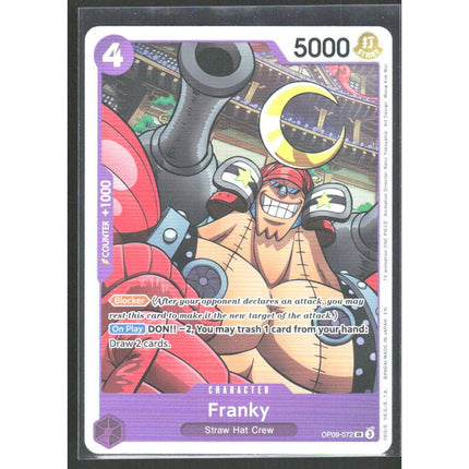 Franky Premium Booster -The Best- Vol. 2 #OP09-072 Super Rare