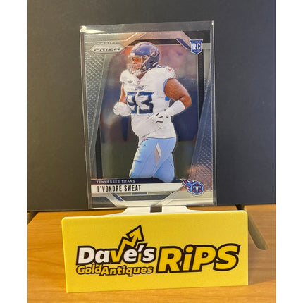 T’Vondre Sweat 2024 Panini Prizm #394 Rookie RC Card Tennessee Titans