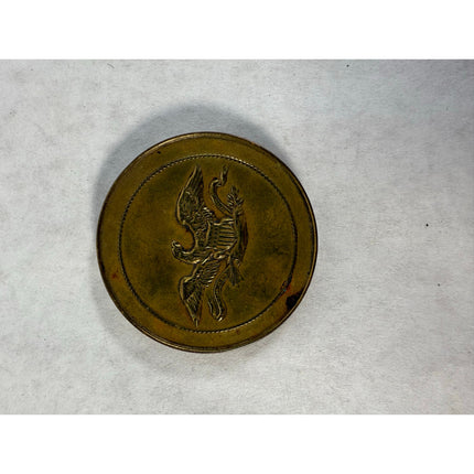RARE 1869 Niagara Falls Souvenir Medallion Case w/ 16 Stereoscopic Views