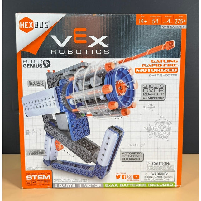 HEXBUG VEX Robotics Gatling Rapid Fire Motorized Dart Shooter NISB