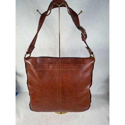 Coach Thompson XL Legacy Brown Leather Hobo Shoulder Bag #11374 MSRP $899