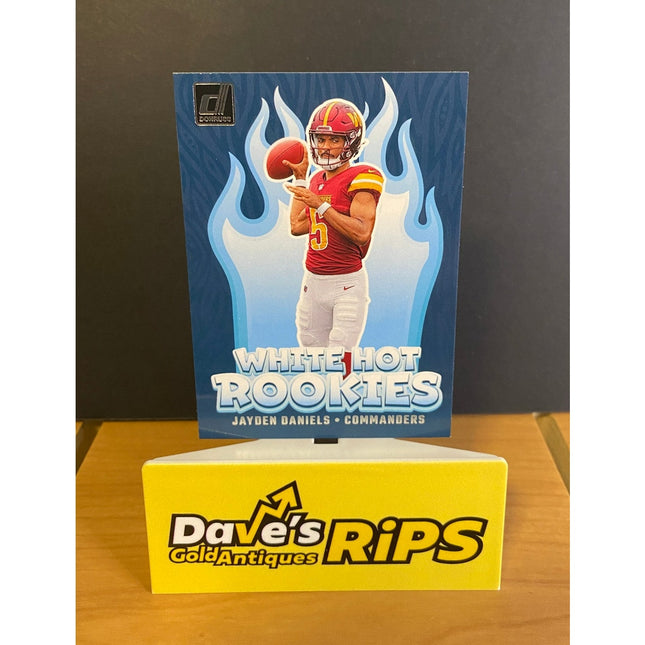 2024 Donruss Jayden Daniels RC #WH8 White Hot Rookies Insert Commanders
