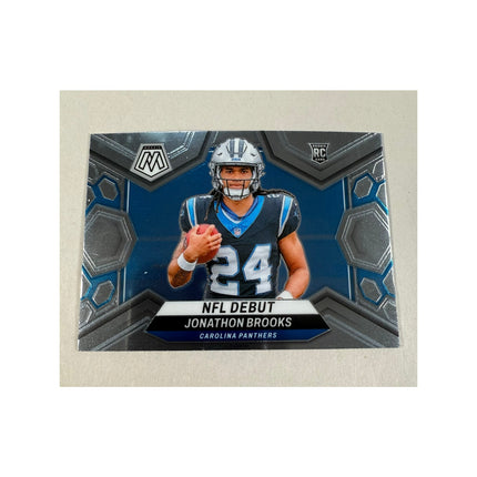 2024 Panini Mosaic Jonathan Brooks RC #276 NFL Debut Rookie Panthers