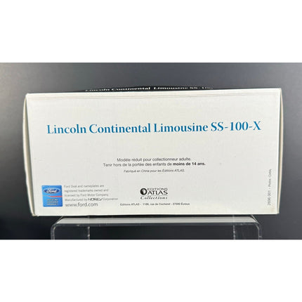 Lincoln Continental Limousine SS-100-X Kennedy Diecast Car NIB