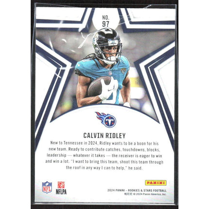 Calvin Ridley 2024 Panini Rookies & Stars #97 Tennessee Titans