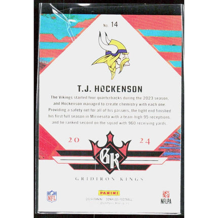 T.J. Hockenson 2024 Donruss Gridiron Kings #14 Vikings
